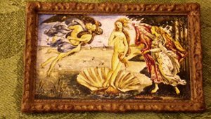 Miniature Artwork within Le Pavillon de la Lanterne - Botticelli’s The Birth of Venus